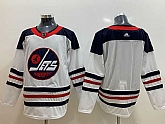 Men's Winnipeg Jets White Custom Made Fanatics Branded Alternate Player Adidas Jersey,baseball caps,new era cap wholesale,wholesale hats